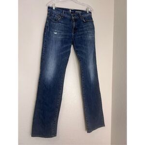 7 For All Mankind Men's Size 30x30 Standard Straight Leg Jeans